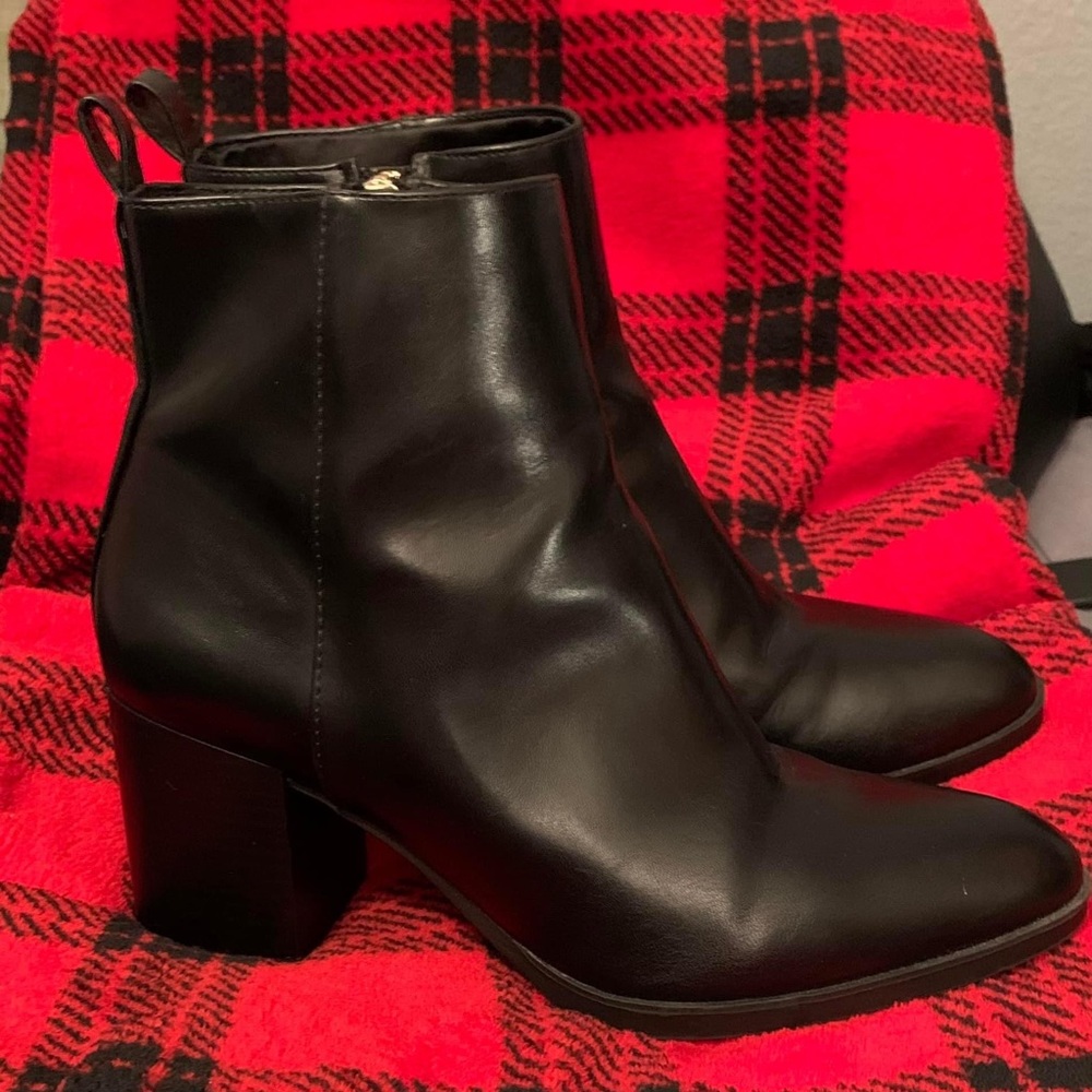 Black H&M booties